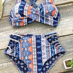 High waisted bikini